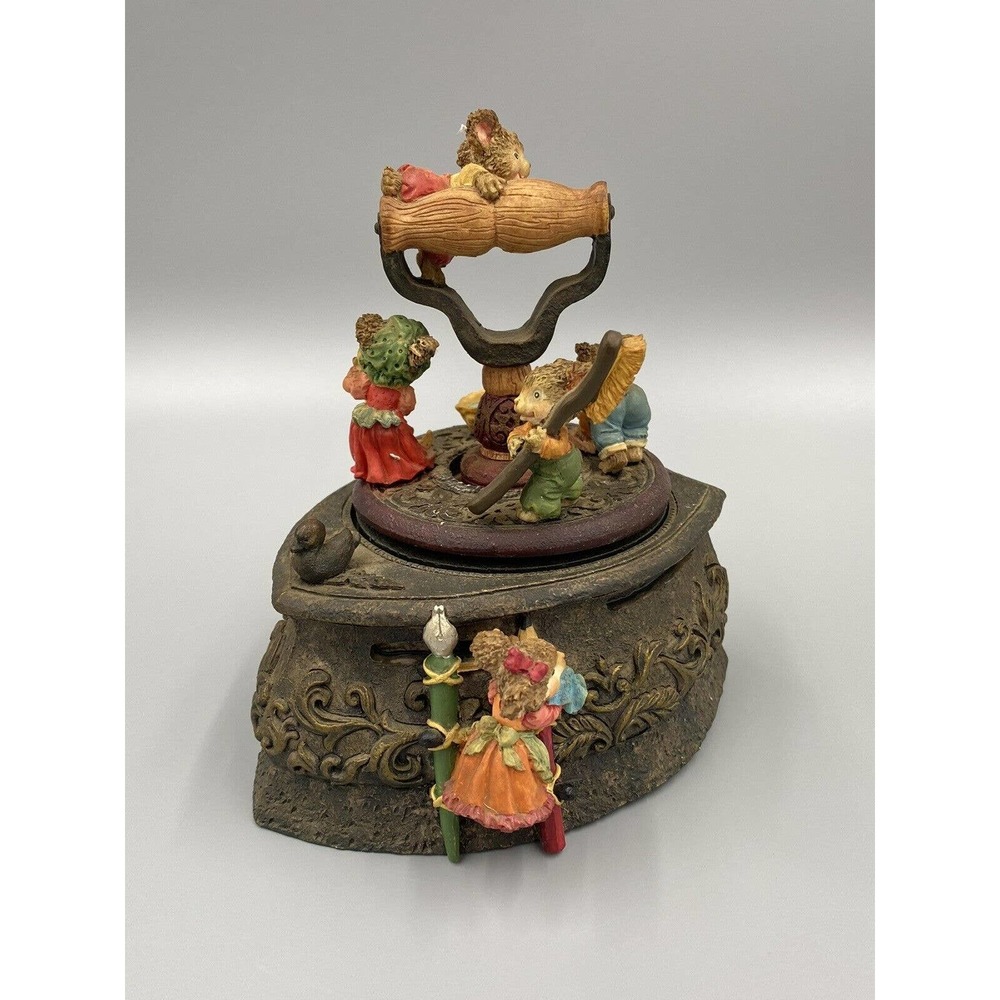 A Spoonful Of Sugar Helps The Medicine Go Down Music Box Iron W/ Animated Mice